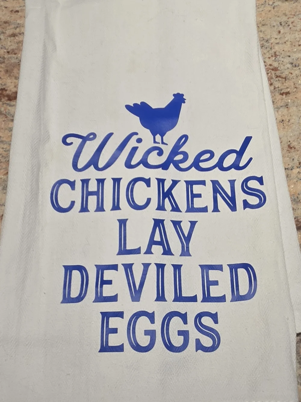 Wicked Chickens Tea Towel